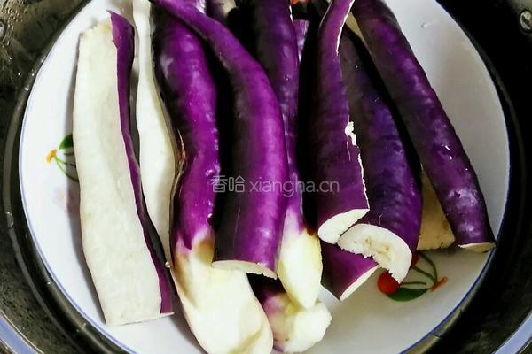 手撕线茄的做法图解2