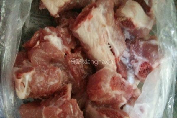 春菜香菇排骨粥的做法图解3