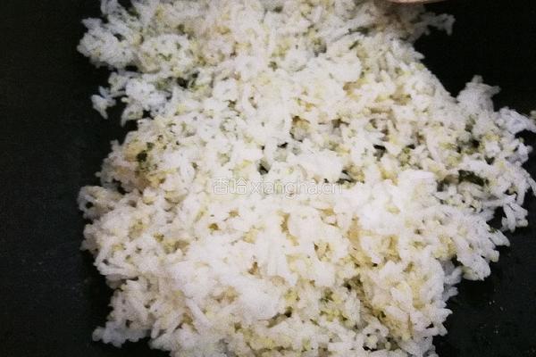 海苔炒饭的做法图解6