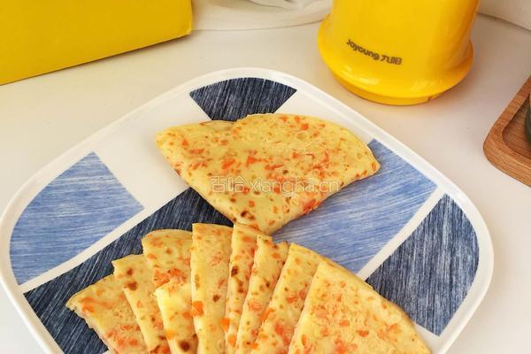 胡萝卜鸡蛋软饼的做法图解8