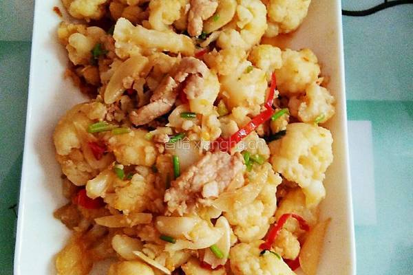 花菜炒肉片的做法图解10