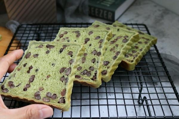 抹茶蜜豆土司的做法图解15
