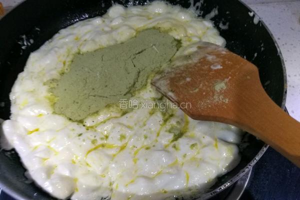 抹茶蜜豆牛扎饼干的做法图解4