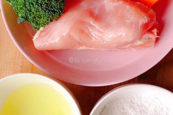 蔬菜鸡肉饼的做法图解1