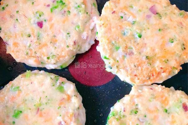 蔬菜鸡肉饼的做法图解7