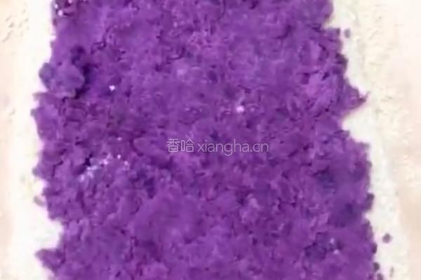 紫薯糯米卷的做法图解6