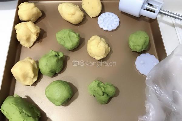 抹茶绿豆糕的做法图解7