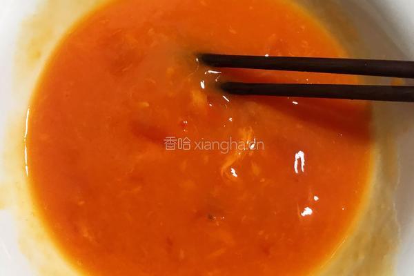 柿子玉米饼的做法图解3