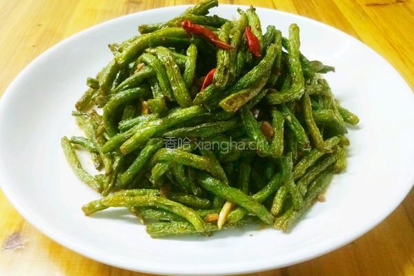 干煸四季豆的做法图解5