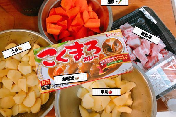 咖喱猪小排蛋包饭的做法图解1