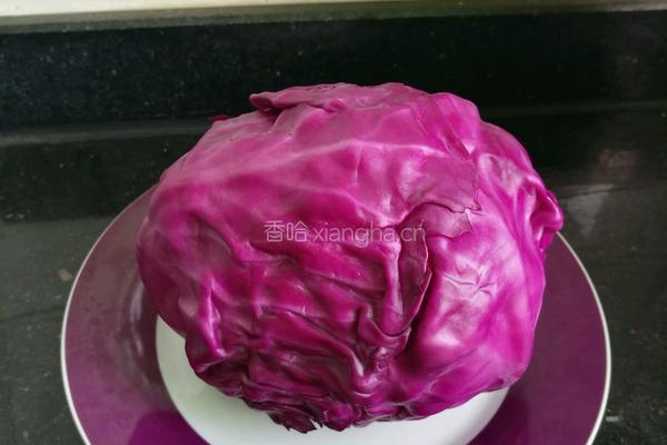 紫甘蓝泡菜 Pickled vegetables的做法图解1