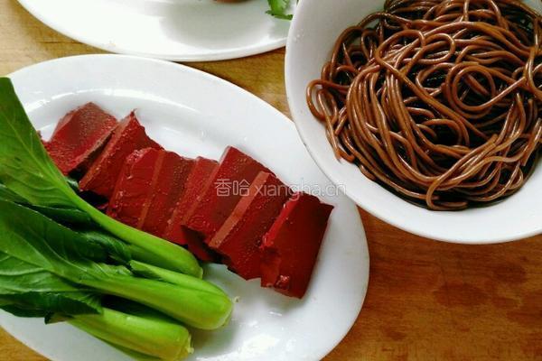 羊血冒饸饹的做法图解1