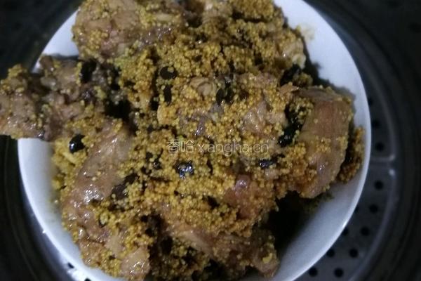 小米蒸排骨的做法图解10