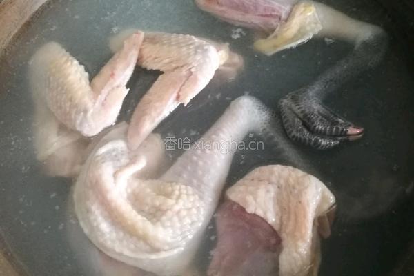 松茸瑶鸡汤的做法图解4