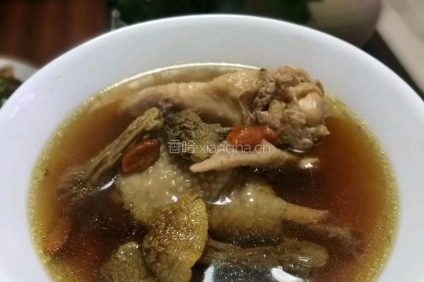 松茸瑶鸡汤的做法图解9