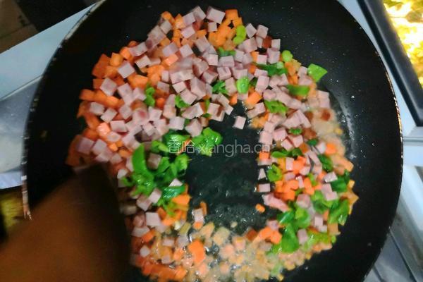 清香炒饭的做法图解4