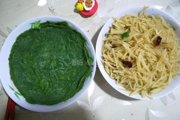 菠菜小煎饼的做法图解8