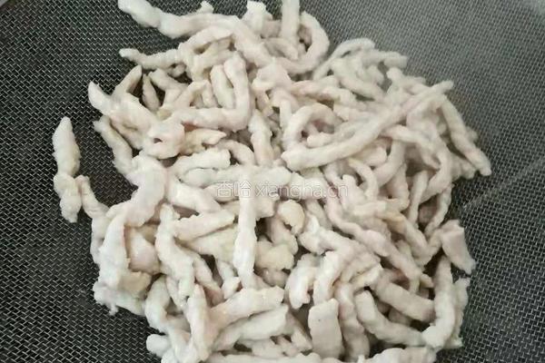 滑炒里脊丝的做法图解5