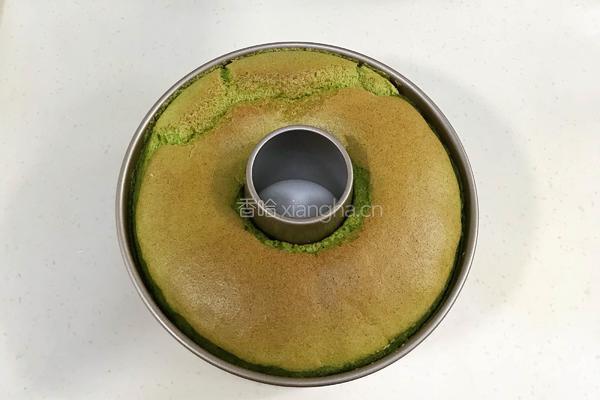 菠菜戚风蛋糕的做法图解17