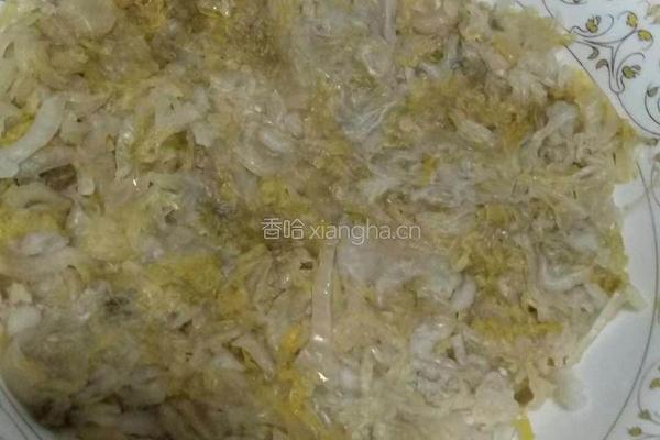 五花肉炖酸菜的做法图解4