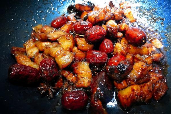 红枣红烧肉的做法图解6