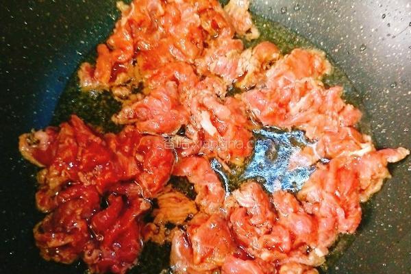 小炒牛肉的做法图解2
