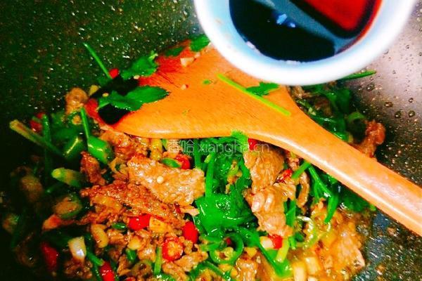 小炒牛肉的做法图解6