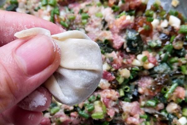 皮蛋馄饨的做法图解4