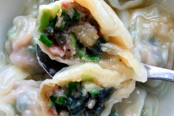 皮蛋馄饨的做法图解6