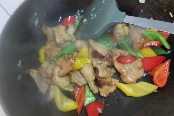 糖醋彩椒肉片的做法图解8