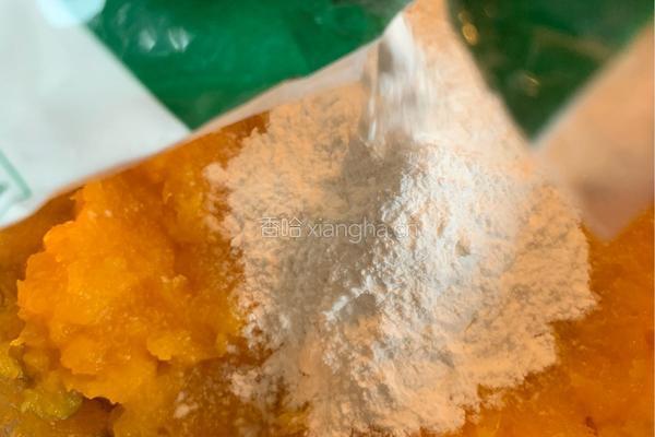 南瓜紫薯糯米滋的做法图解6