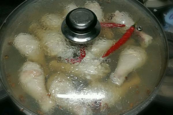 白斩鸡腿（不斩）的做法图解3