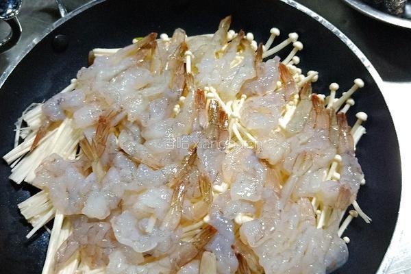 平锅金蒜虾的做法图解6