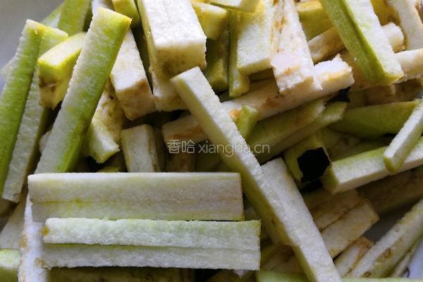 豆角烧茄子的做法图解2