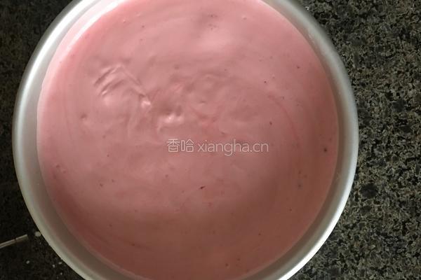火龙果八寸戚风蛋糕的做法图解17