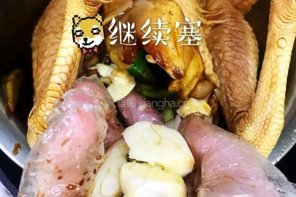 焗鸡之电饭煲版的做法图解12