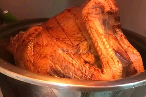 焗鸡之电饭煲版的做法图解14