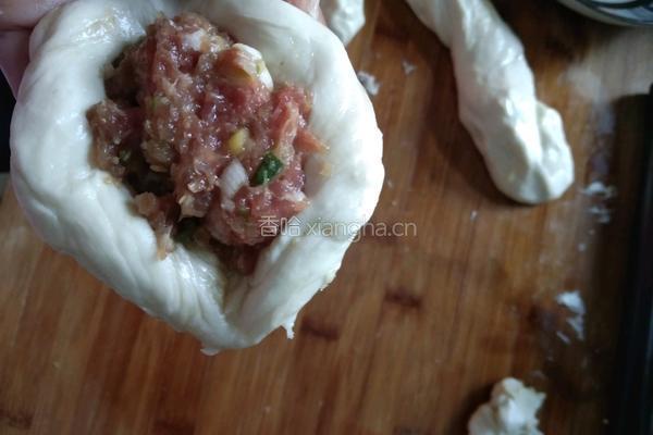 肉酥火烧的做法图解4