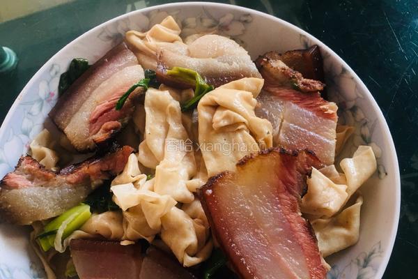 蛋白肉炒熏肉的做法图解9