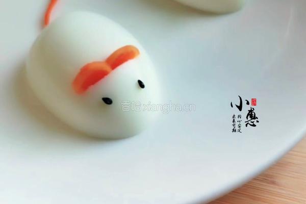 水煮蛋变身小老鼠的做法图解8