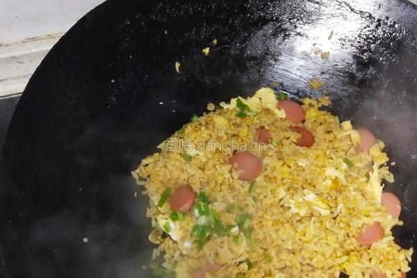 黄金蛋炒饭的做法图解5