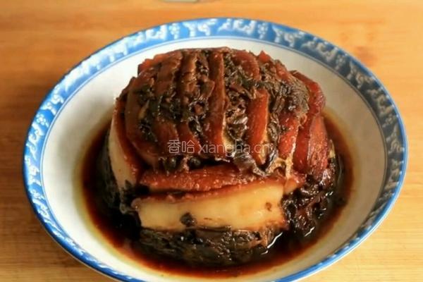 梅菜扣肉的做法图解10