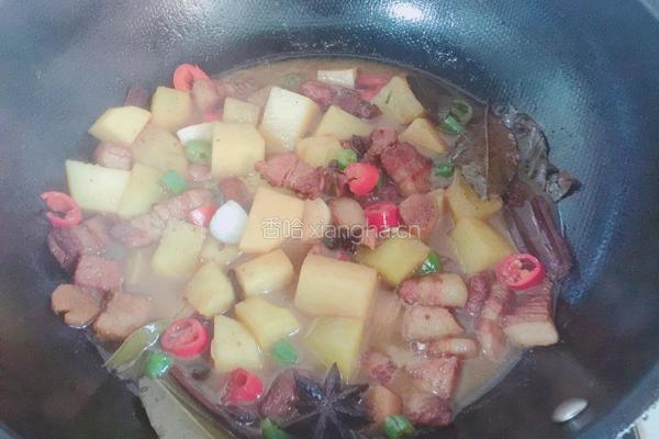 五花肉烧土豆的做法图解5
