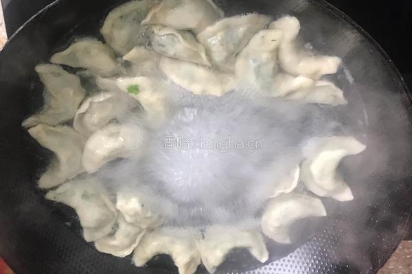 荠菜素饺子的做法图解13