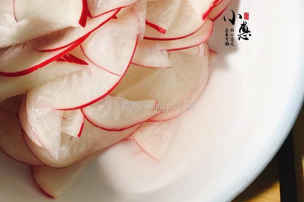 红皮萝卜玫瑰花的做法图解7