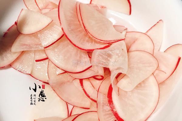 红皮萝卜玫瑰花的做法图解10