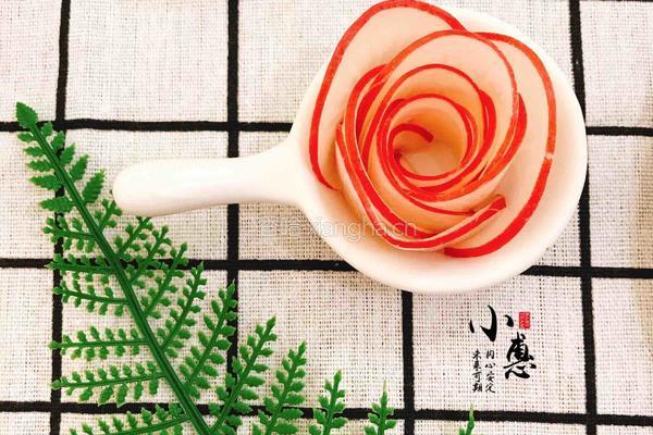红皮萝卜玫瑰花的做法图解22