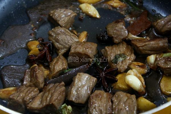 红萝卜焖牛腩的做法图解7