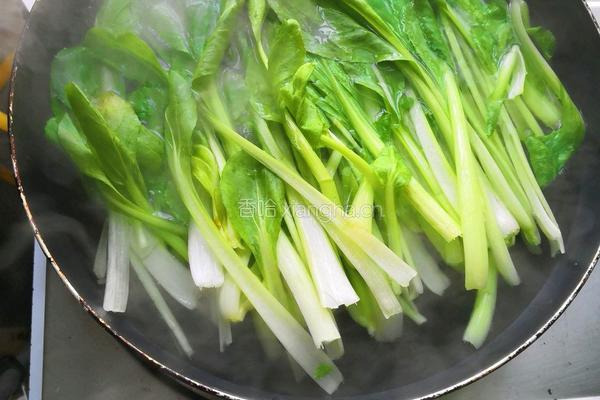 蒜沫小青菜的做法图解3