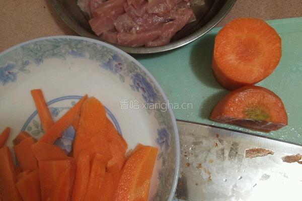 糖醋瘦肉的做法图解1